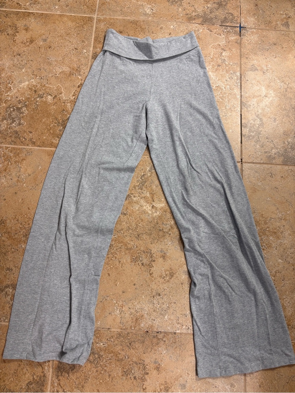 Brandy Melville Light Gray Wide Leg Lounge Pants